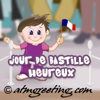 A cute Bastille Day wish.