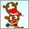 Rudolph is there to greet you, Merry Christmas!